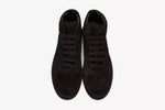 High Top Classic Military Black Suede Sneaker