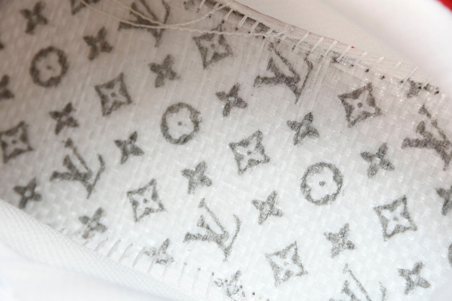 Louis Vuittоп x AF1 by Virgil Abloh 'Red White'