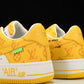 Louis Vuittоп x AF1 by Virgil Abloh 'Yellow White'