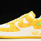 Louis Vuittоп x AF1 by Virgil Abloh 'Yellow White'