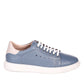 Low Light Blue Leather Sneaker