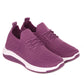 Low Purple Stretchy Runner Sneaker