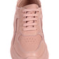 Low Rose Leather Sneaker