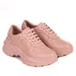 Low Rose Leather Sneaker