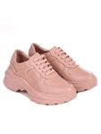 Low Rose Leather Sneaker