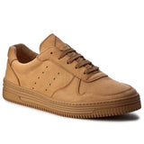 Low Top Brown Leather Vintage Sneakers