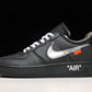Off-White AF1 '07 Virgil x MoMa Black