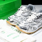 Вottega Veneta Orbit Sneaker 'White Silver Gum'