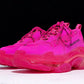 Triple S Sneaker "Fluo Pink"