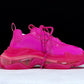Triple S Sneaker "Fluo Pink"