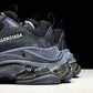 Triple S Sneaker "Triple Black Clear Sole"