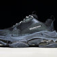 Triple S Sneaker "Triple Black Clear Sole"