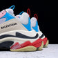 Triple S Sneaker "White Blue Pink"