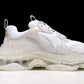 Triple S Sneaker "White Cream Clear Sole"