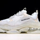 Triple S Sneaker "White Cream Clear Sole"