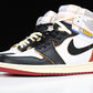 Union LA AJ1 Retro High Black Toe