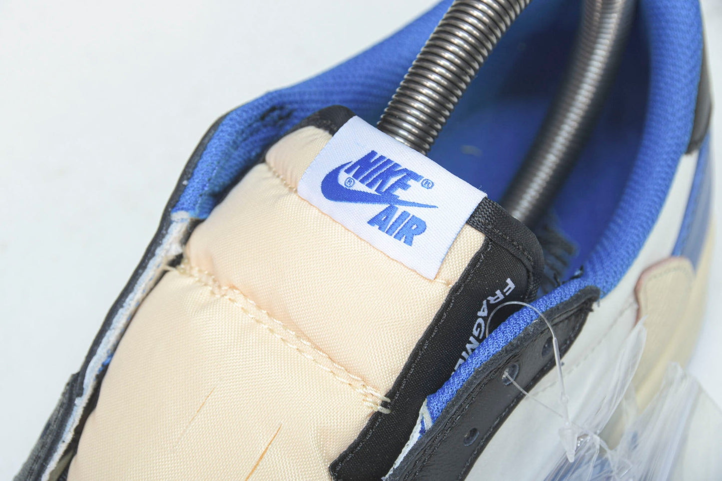 Travis Scott AJ1 Low x Fragment ‘Military Blue’