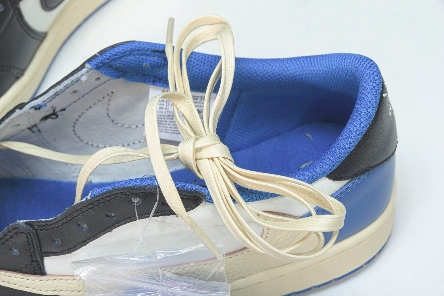 Travis Scott AJ1 Low x Fragment ‘Military Blue’