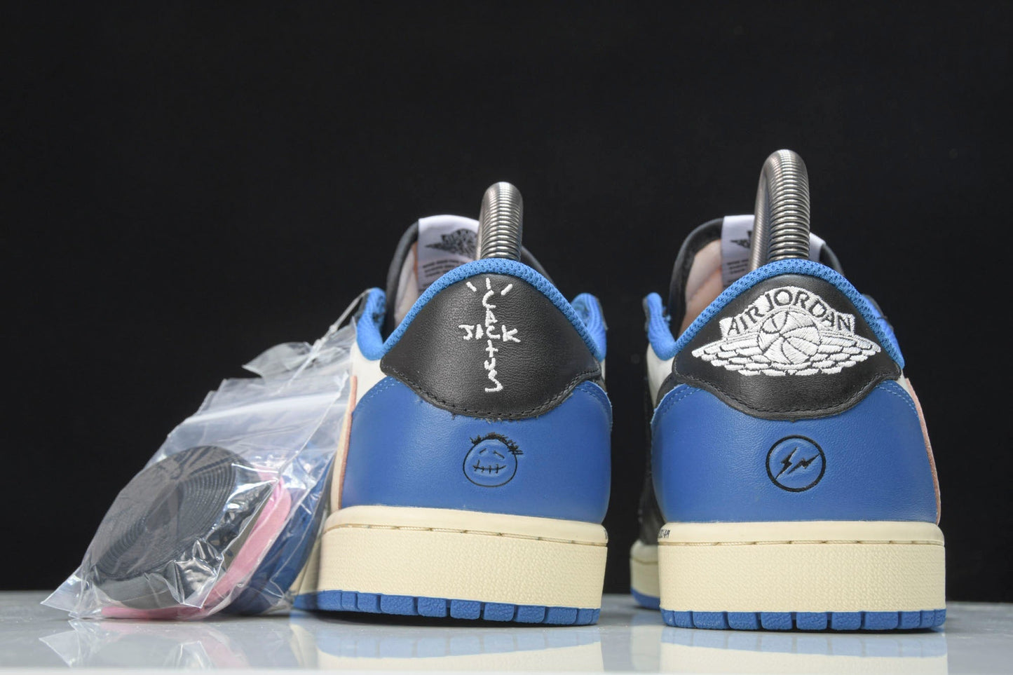 Travis Scott AJ1 Low x Fragment ‘Military Blue’